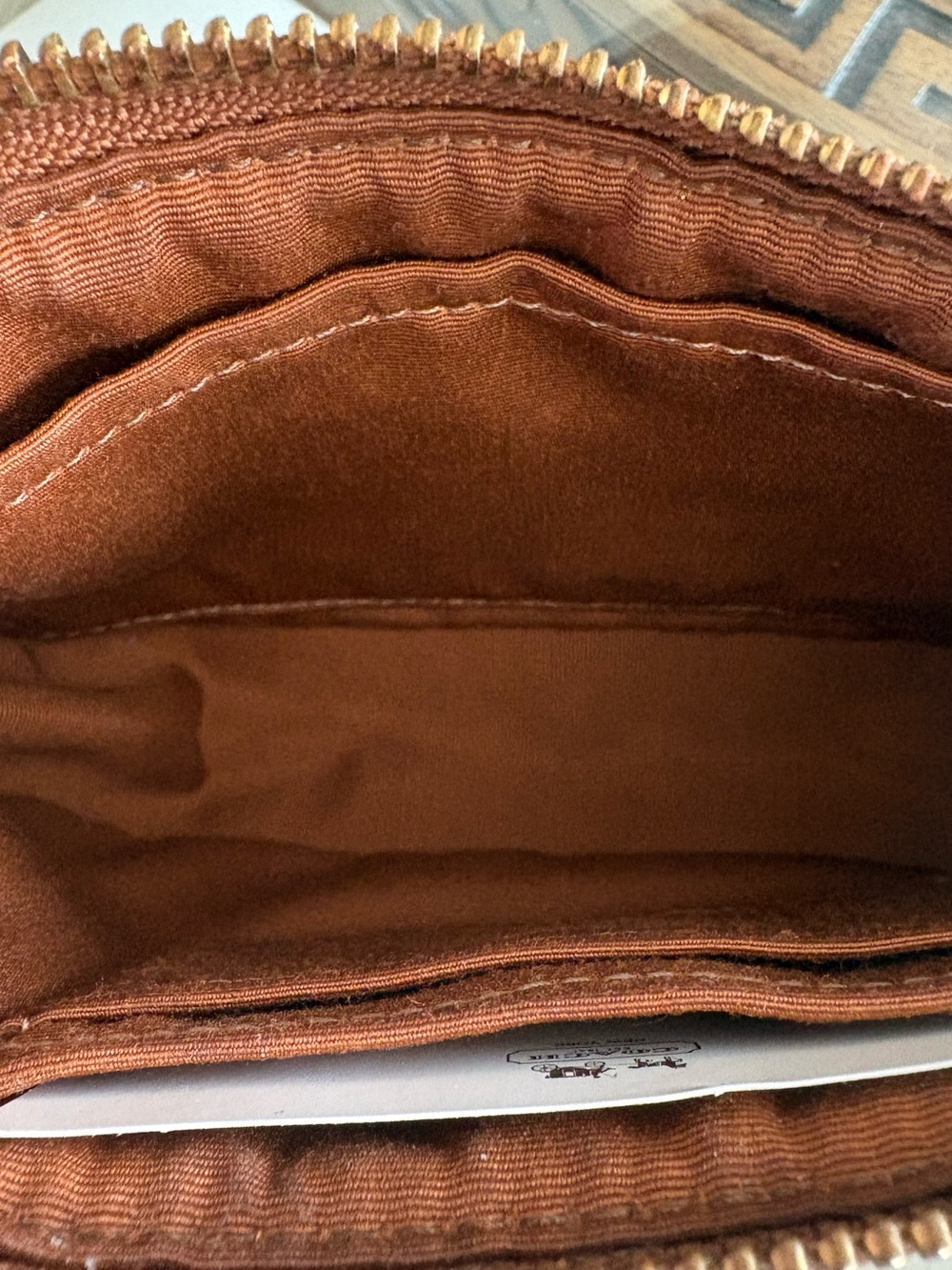 🤎🤎COACH NOLITA 19 SIGNATURE LOGO SMALL WRISTLET/CHAIN BAG!🤎🤎F64324 - Picture 8 of 9